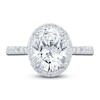 Thumbnail Image 2 of Pnina Tornai Diamond Engagement Ring 2-5/8 ct tw Oval/Round 14K White Gold