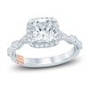Thumbnail Image 0 of Pnina Tornai Diamond Engagement Ring 2-1/2 ct tw Cushion/Round 14K White Gold