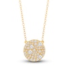 Thumbnail Image 1 of Diamond Necklace 3/4 ct tw Round 14K Yellow Gold 18"