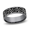 Thumbnail Image 1 of Fish Hook Wedding Band Tantalum/Titanium 7.5mm