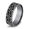 Thumbnail Image 2 of Fish Hook Wedding Band Tantalum/Titanium 7.5mm