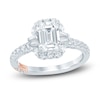 Thumbnail Image 1 of Pnina Tornai Lab-Grown Diamond Engagement Ring 2-1/5 ct tw Emerald/Marquise/ Baguette/Round 14K White Gold