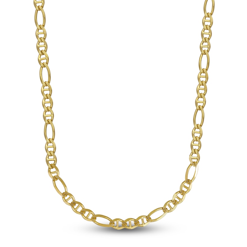 Solid Chain Necklace 14K Yellow Gold 22" 5.0mm