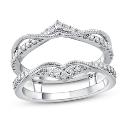 Diamond Anniversary Enhancer Band 3/8 ct tw Round 14K White Gold