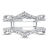Thumbnail Image 3 of Diamond Anniversary Enhancer Band 3/8 ct tw Round 14K White Gold