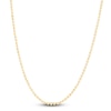 Thumbnail Image 0 of Beaded Chain Necklace 14K Yellow Gold 24" 2.5mm