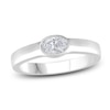 Thumbnail Image 1 of Diamond Solitaire Engagement Ring 1/2 ct tw Oval 14K White Gold (I/SI2)
