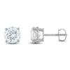 Thumbnail Image 1 of Certified Round-Cut Diamond Solitaire Stud Earrings 1-1/2 ct tw Platinum (VS2/F)