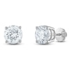 Thumbnail Image 2 of Certified Round-Cut Diamond Solitaire Stud Earrings 1-1/2 ct tw Platinum (VS2/F)