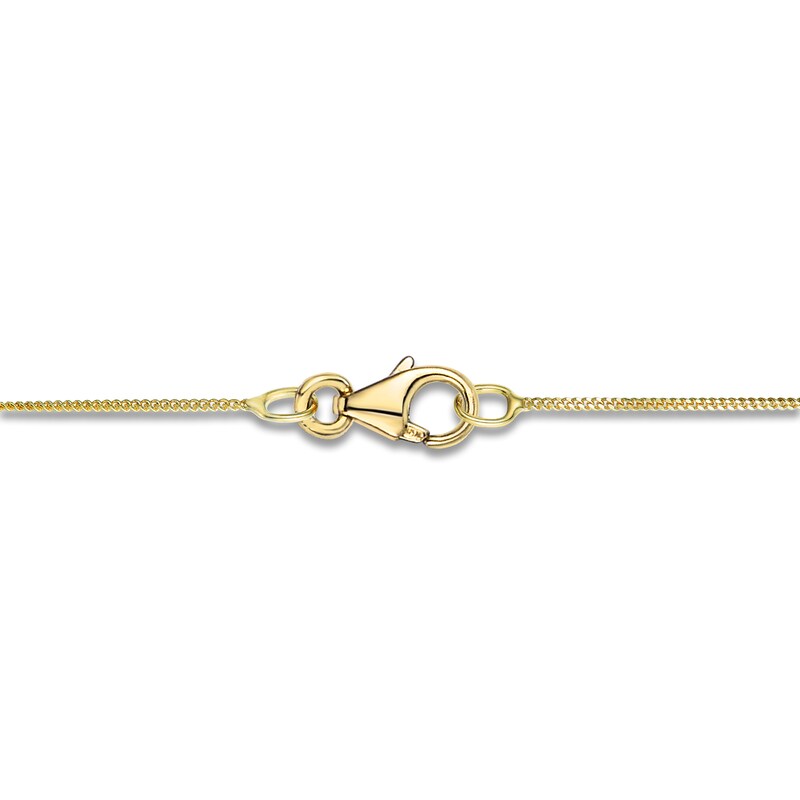 Main Image 3 of Pear-Cut Diamond Pendant Necklace 1/8 ct tw 14K Yellow Gold