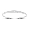 Thumbnail Image 1 of Diamond Cuff Bangle Bracelet 1/2 ct tw 14K White Gold 7"