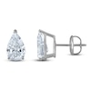 Thumbnail Image 1 of Pear-Shaped Lab-Grown Diamond Solitaire Stud Earrings 1 ct tw 14K White Gold (F/SI2)