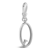 Thumbnail Image 1 of Charm'd by Lulu Frost Diamond Letter Q Charm 1/10 ct tw Pavé Round 10K White Gold