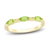 Thumbnail Image 0 of Marquise-Cut Natural Peridot Stackable Ring 10K Yellow Gold