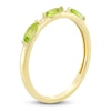 Thumbnail Image 1 of Marquise-Cut Natural Peridot Stackable Ring 10K Yellow Gold