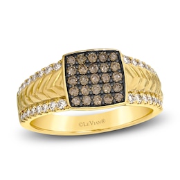 Le Vian Men's Multi-Diamond Ring 7/8 ct tw 14K Honey Gold