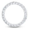 Thumbnail Image 2 of Certified Oval-Cut Diamond Eternity Band 1-3/4 - 2 ct tw Platinum