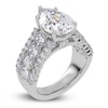Thumbnail Image 2 of Pear-Shaped Created By Jared Studio Lab-Grown Diamond Engagement Ring 4-3/4 ct tw 14K White Gold