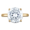 Thumbnail Image 3 of Round-Cut Lab-Grown Diamond Solitaire Plus Engagement Ring 5-1/6 ct tw 18K Yellow Gold (VS2/F)