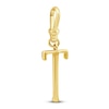 Thumbnail Image 2 of Charm'd by Lulu Frost Diamond Letter T Charm 1/15 ct tw Pavé Round 10K Yellow Gold