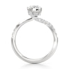 Thumbnail Image 2 of J'Lure Octagon Brilliant-Cut Lab-Grown Diamond Bypass Engagement Ring 1-1/3 ct tw 18K White Gold
