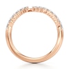 Thumbnail Image 2 of J'Lure Lab-Grown Diamond Contour Wedding Band 1/4 ct tw 18K Rose Gold