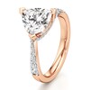 Thumbnail Image 4 of J'Lure Trillion Curved Brilliant-Cut Lab-Created Diamond Bypass Engagement Ring 2-1/4 ct tw 18K Rose Gold