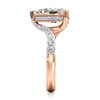 Thumbnail Image 3 of J'Lure Pear Step-Cut Lab-Grown Diamond Bypass Engagement Ring 3-1/2 ct tw 18K Rose Gold