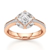 Thumbnail Image 1 of J'Lure Carre Step-Cut Lab-Grown Diamond Engagement Ring 1-5/8 ct tw 18K Rose Gold