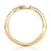 Thumbnail Image 2 of J'Lure Lab-Grown Diamond Angled Contour Wedding Band 1/6 ct tw 18K Yellow Gold