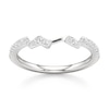 Thumbnail Image 1 of J'Lure Lab-Grown Diamond Angled Contour Wedding Band 1/6 ct tw 18K White Gold