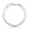 Thumbnail Image 2 of J'Lure Lab-Grown Diamond Angled Contour Wedding Band 1/6 ct tw 18K White Gold