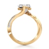 Thumbnail Image 2 of J'Lure Lozenge Step-Cut Lab-Grown Diamond Bypass Engagement Ring 3-1/4 ct tw 18K Yellow Gold