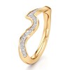 Thumbnail Image 4 of J'Lure Lab-Grown Diamond Contour Wedding Band 1/5 ct tw 18K Yellow Gold