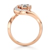 Thumbnail Image 2 of J'Lure Hexagon Step-Cut Lab-Grown Diamond Engagement Ring 1 ct tw 18K Rose Gold
