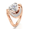 Thumbnail Image 4 of J'Lure Shield Step-Cut Lab-Grown Diamond Engagement Ring 2 ct tw 18K Rose Gold