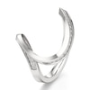 Thumbnail Image 4 of J'Lure Lab-Grown Diamond Contour Wedding Band 1/5 ct tw 18K White Gold