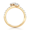 Thumbnail Image 2 of J'Lure Pear Step-Cut Two-Stone Lab-Grown Diamond Engagement Ring 1-7/8 ct tw 18K Yellow Gold