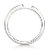 Thumbnail Image 2 of J'Lure Baguette-Cut Lab-Grown Diamond Contour Wedding Band 1/3 ct tw 18K White Gold