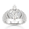 Thumbnail Image 1 of J'Lure Lozenge Step-Cut Lab-Grown Diamond Engagement Ring 3-1/2 ct tw 18K White Gold