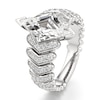 Thumbnail Image 4 of J'Lure Lozenge Step-Cut Lab-Grown Diamond Engagement Ring 3-1/2 ct tw 18K White Gold