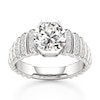 Thumbnail Image 1 of J'Lure Octagon Brilliant-Cut Lab-Grown Diamond Engagement Ring 2-1/3 ct tw 18K White Gold