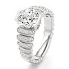 Thumbnail Image 4 of J'Lure Octagon Brilliant-Cut Lab-Grown Diamond Engagement Ring 2-1/3 ct tw 18K White Gold