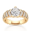 Thumbnail Image 1 of J'Lure Pentagon Brilliant-Cut Lab-Grown Diamond Engagement Ring 2-1/3 ct tw 18K Yellow Gold