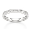 Thumbnail Image 1 of J'Lure Baguette & Round-Cut Lab-Grown Diamond Wedding Band 3/8 ct tw 18K White Gold