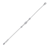 Thumbnail Image 2 of J'Lure Oval Step-Cut Lab-Grown Diamond Bracelet 1-1/2 ct tw 14K White Gold 7.25"