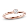 Thumbnail Image 1 of Round-Cut Diamond Solitaire Engagement Ring 1/4 ct tw 14K Rose Gold (I2/I)
