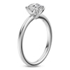 Thumbnail Image 2 of Certified Round-Cut Diamond Solitaire Engagement Ring 1 ct tw Platinum (VS2/F)