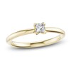 Thumbnail Image 1 of Certified Princess-Cut Diamond Solitaire Engagement Ring 1/4 ct tw 14K Yellow Gold (I1/I)