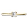 Thumbnail Image 3 of Certified Princess-Cut Diamond Solitaire Engagement Ring 1/4 ct tw 14K Yellow Gold (I1/I)